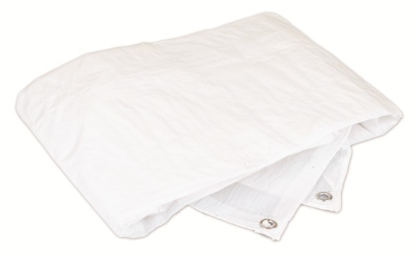 Doppelseitige Universal-plane, Weiß, 60 G/m², 5 X 6 M