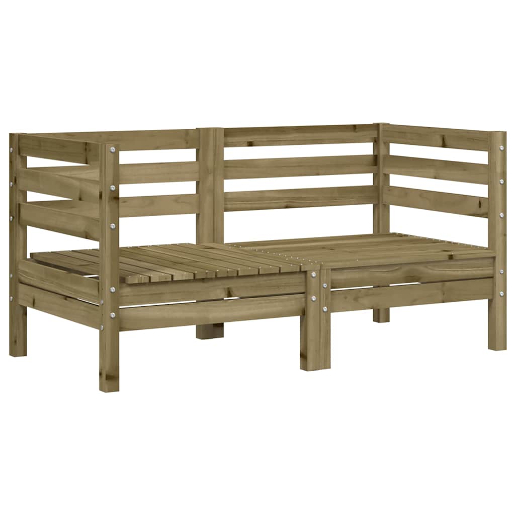 Maison Exclusive - Corner Sofa 2 Stk. Treated Pinewood Under High