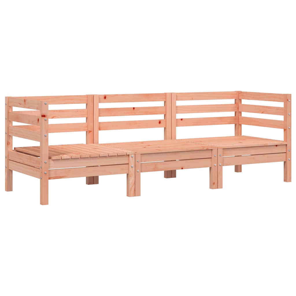 Maison Exclusive - Corner Sofa 3-sitzer Solid Douglas Wood Natura