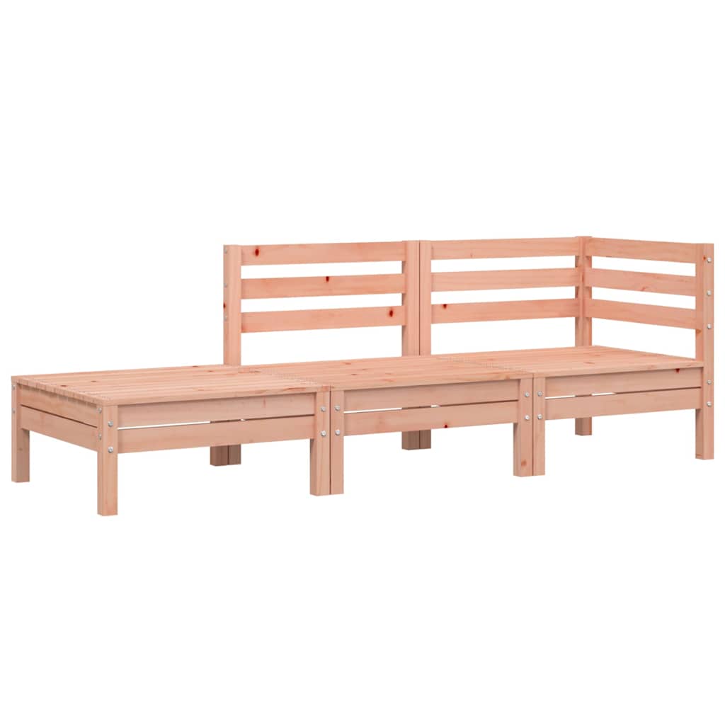 Maison Exclusive - Corner Sofa 3-sitzer Solid Douglas Fir Wood Na