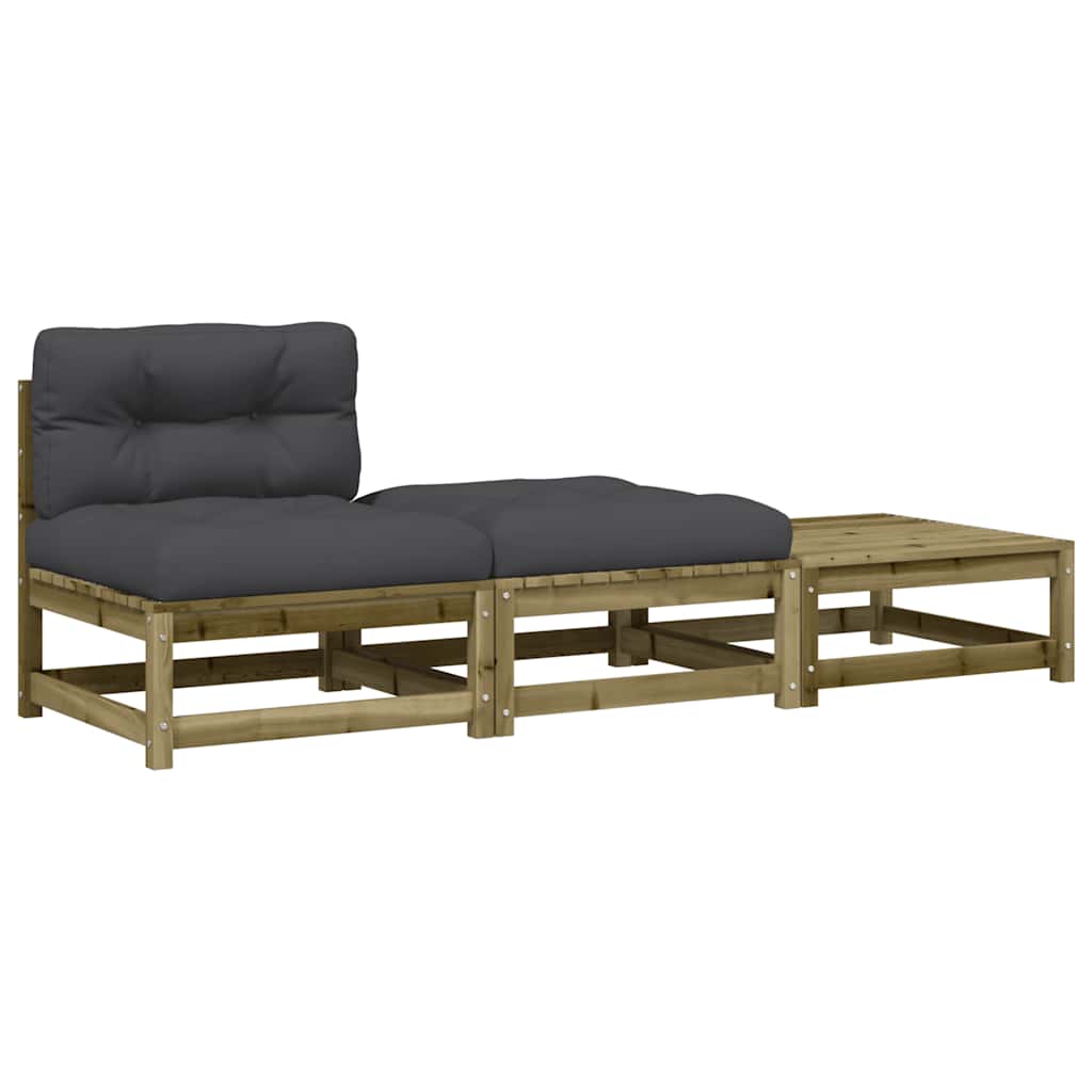 Maison Exclusive - Patio Sofa Natural Impregnated