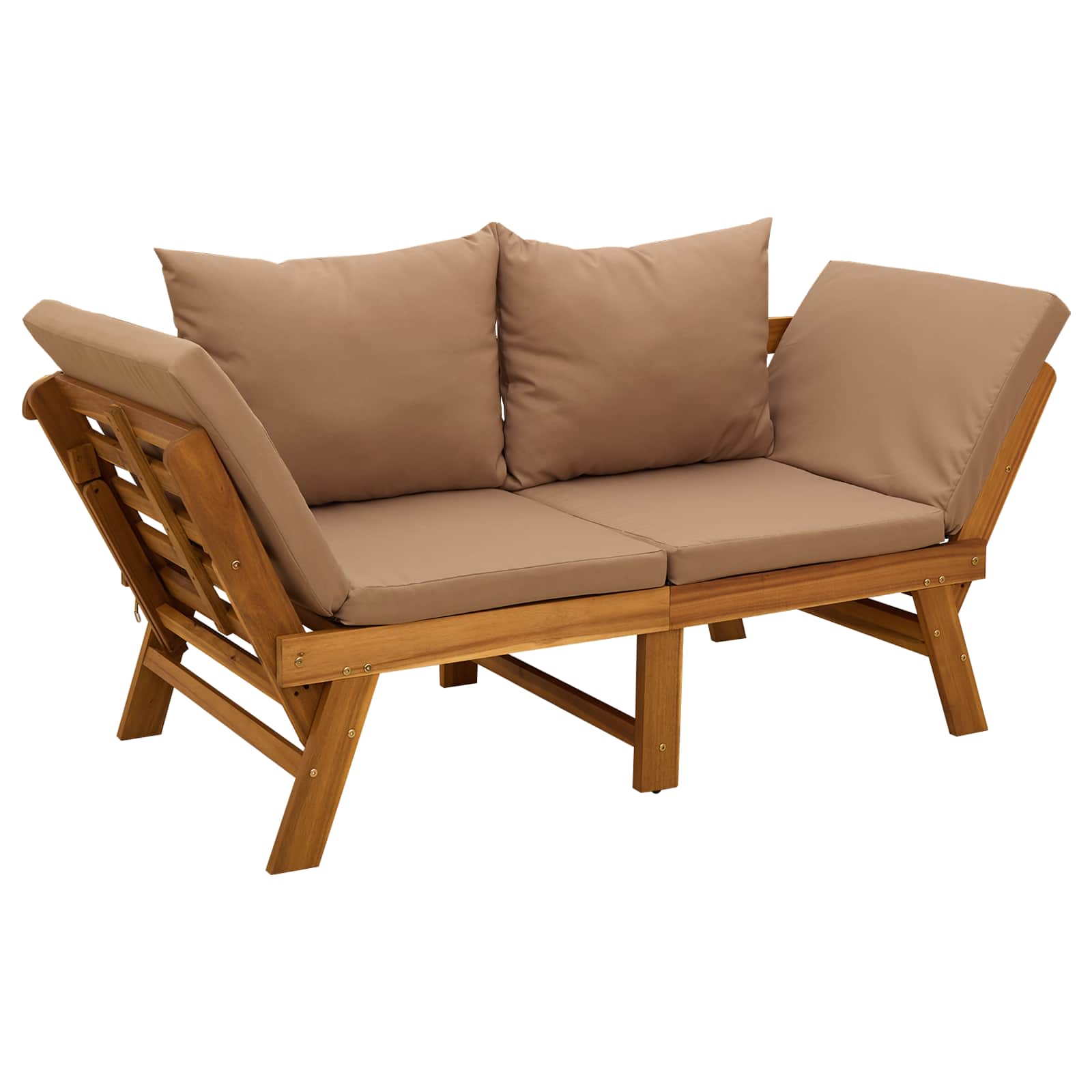 Maison Exclusive - 3-in-1 Gartenbank Mit Kissen 162 X 72 X 65 Cm