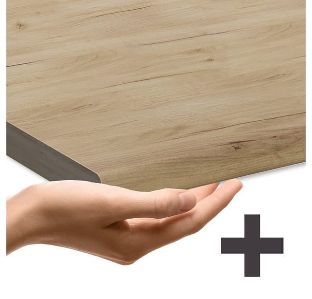 Eckunterschrank Fame-line, Goldkraft Eiche, 80.5 Cm , Ap Eiche, Vicco