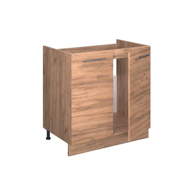 Spülenunterschrank Fame-line, Goldkraft Eiche, 80 Cm Ohne Arbeitsplatte, Vicco