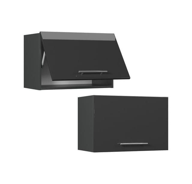 Hängeschrank Fame-line, Anthrazit Hochglanz, 60 Cm Flach, Vicco