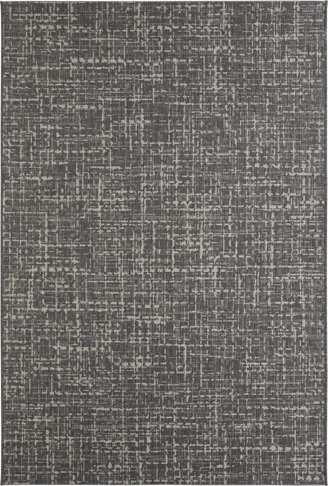 Teppich Oakland 133x190 Cm Anthrazit-creme Teppich