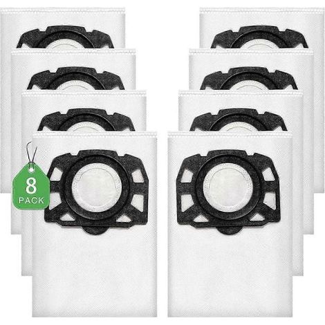 8er-pack Staubsaugerbeutel Für Kfi 357, Kompatibel Mit Kärcher Wd 2 Plus, Wd 3, Wd 3 Battery, Kwd 1 Und Kwd Modellen