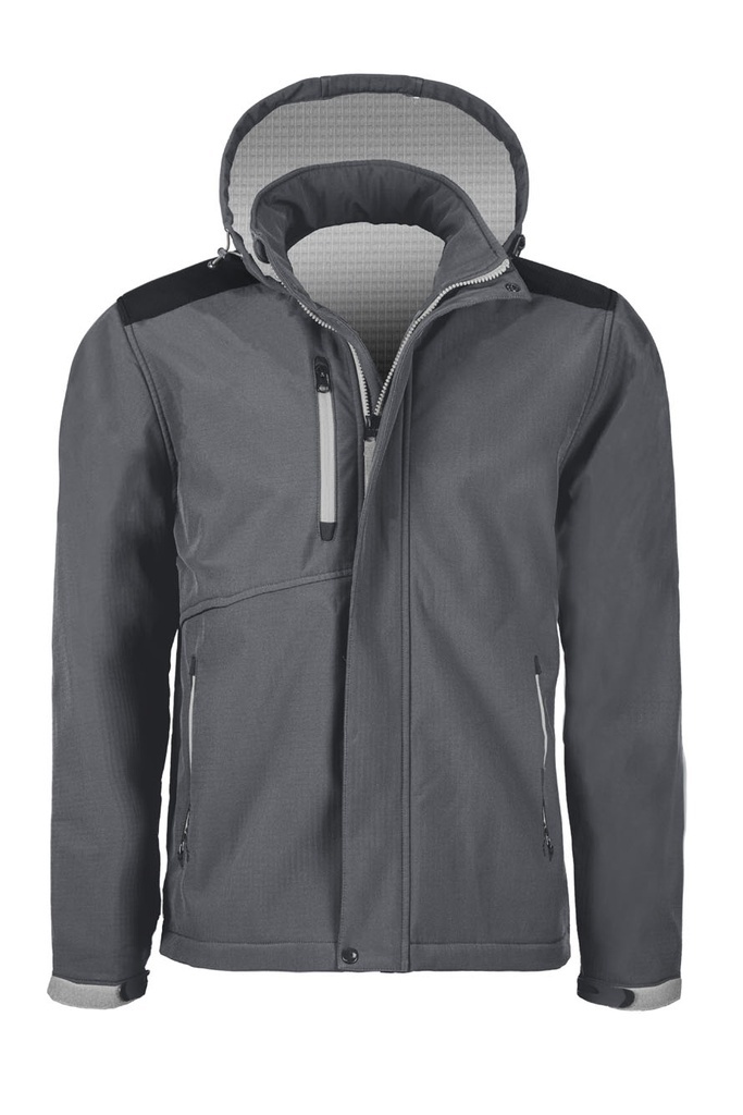 Softshell-jacke - 3 Lagen Graphit/grau Gr.2xl - Tsd - 12279-005