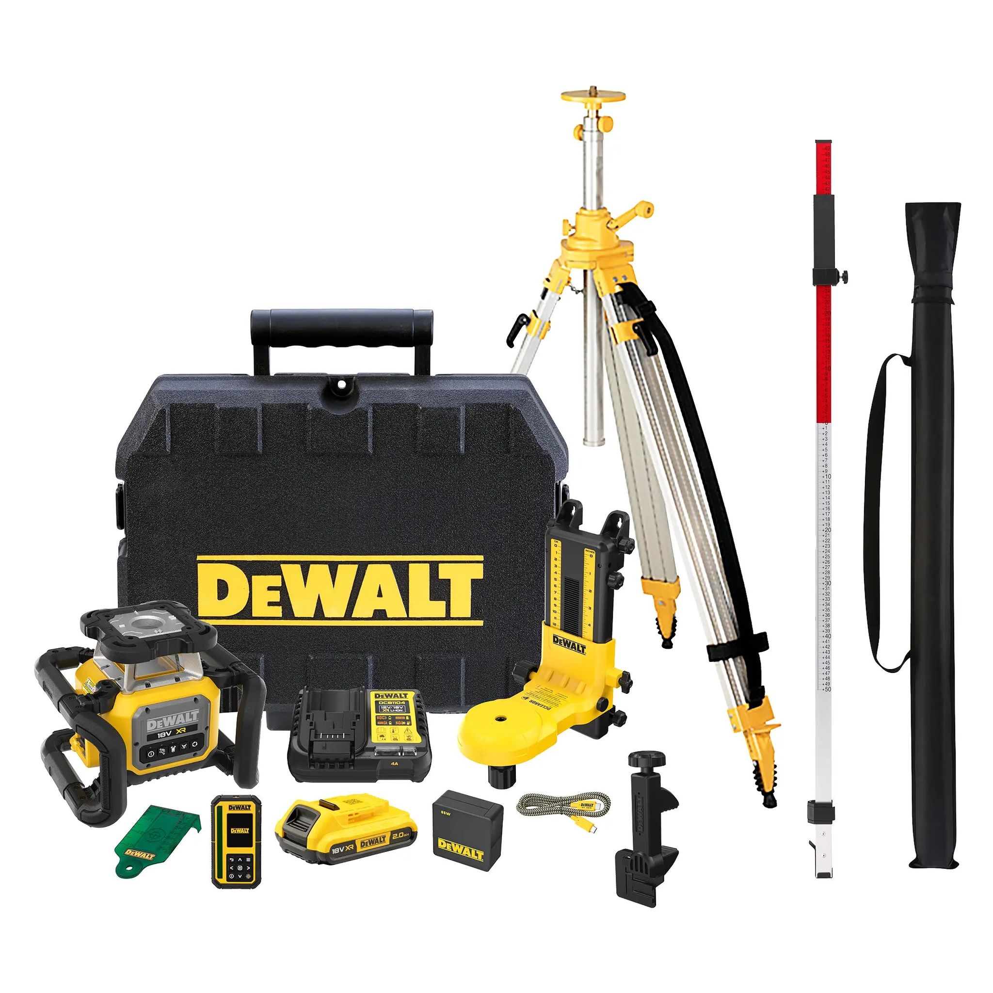 Grüner Rotationslaser Dewalt Dcle35122gd1l-qw