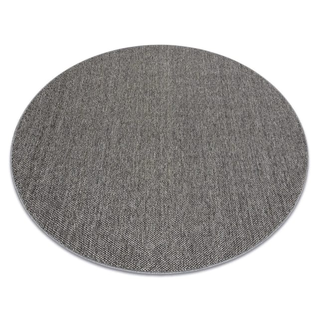 Teppich Casablanca Loom Kreis Grau, Schleife Weich Drinnen & Draußen Grey Rund 200 Cm