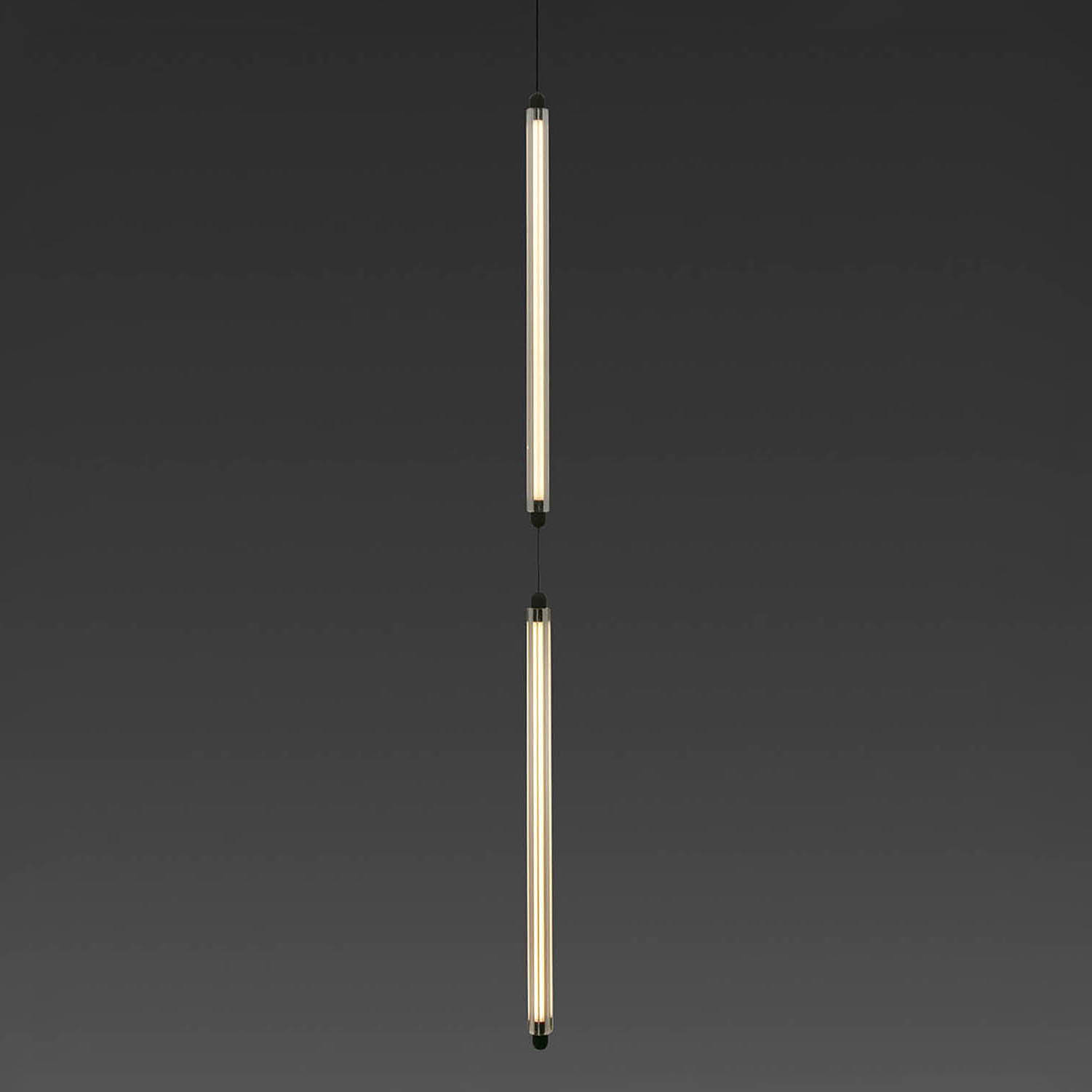 Lumina 600 2l Sospensione Nera 24w 2200k