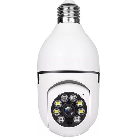 Intelligente Wlan-glühbirne, Mini-led-kamera Mit Nachtsicht, Cctv-überwachungskamera