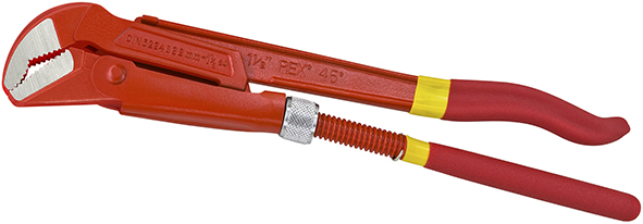 Artpol Rex 20362 Verstellbarer Rohrschlüssel, 1,5"-backen, 45°