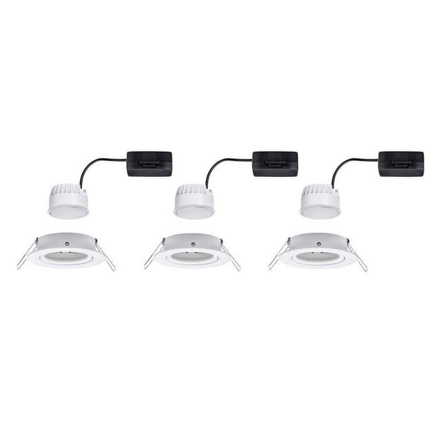 Einbauleuchte 3er Set Led Led 18 W Weiß