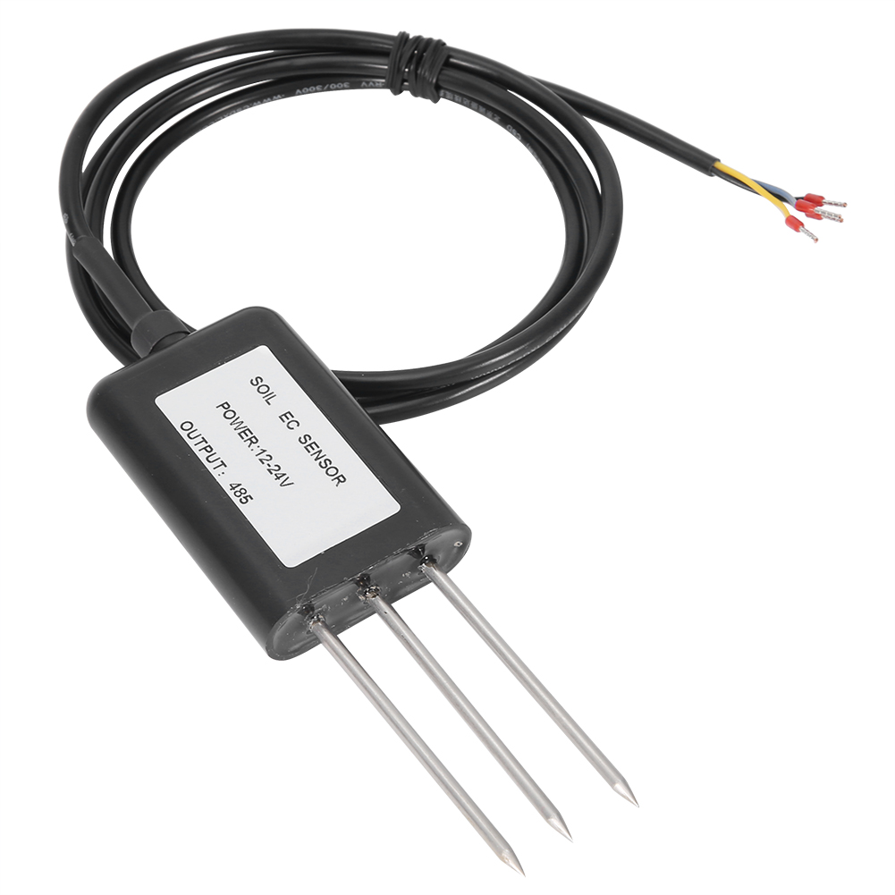 Wasserdichter Rs485-bodenleitfähigkeits- Und Salzgehaltssensor (ip68), Ec-analysator-transmitter Für Robuste Messungen In Korridoren, Gärten Und Der Landwirtschaft.