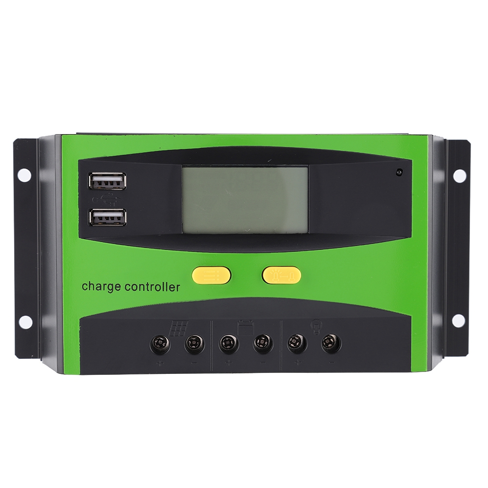 30a Lcd-bildschirm 12v/24v Pwm Solarregler Solarladeregler