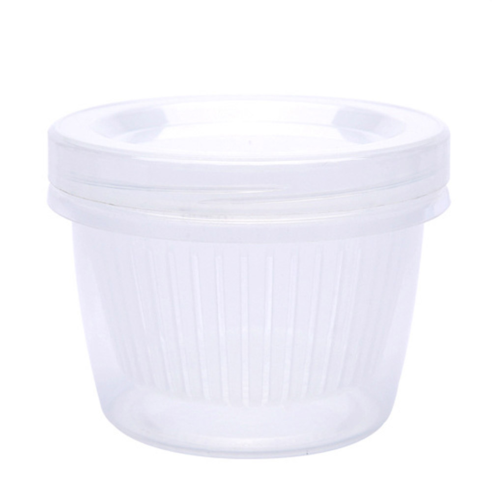 Doppelwandiger, Transparenter Pp-gemüsekorb, 11,3 X 8,5 Cm, Abtropfschale Für Obst Und Gemüse, Küchenspülschale