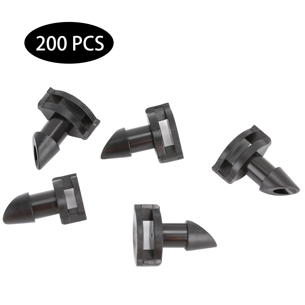 200 Stück 360°-refraktor-sprühdüsen Für Die Tropfbewässerung Im Garten, Kunststoff, 1,7 X 1,4 Cm