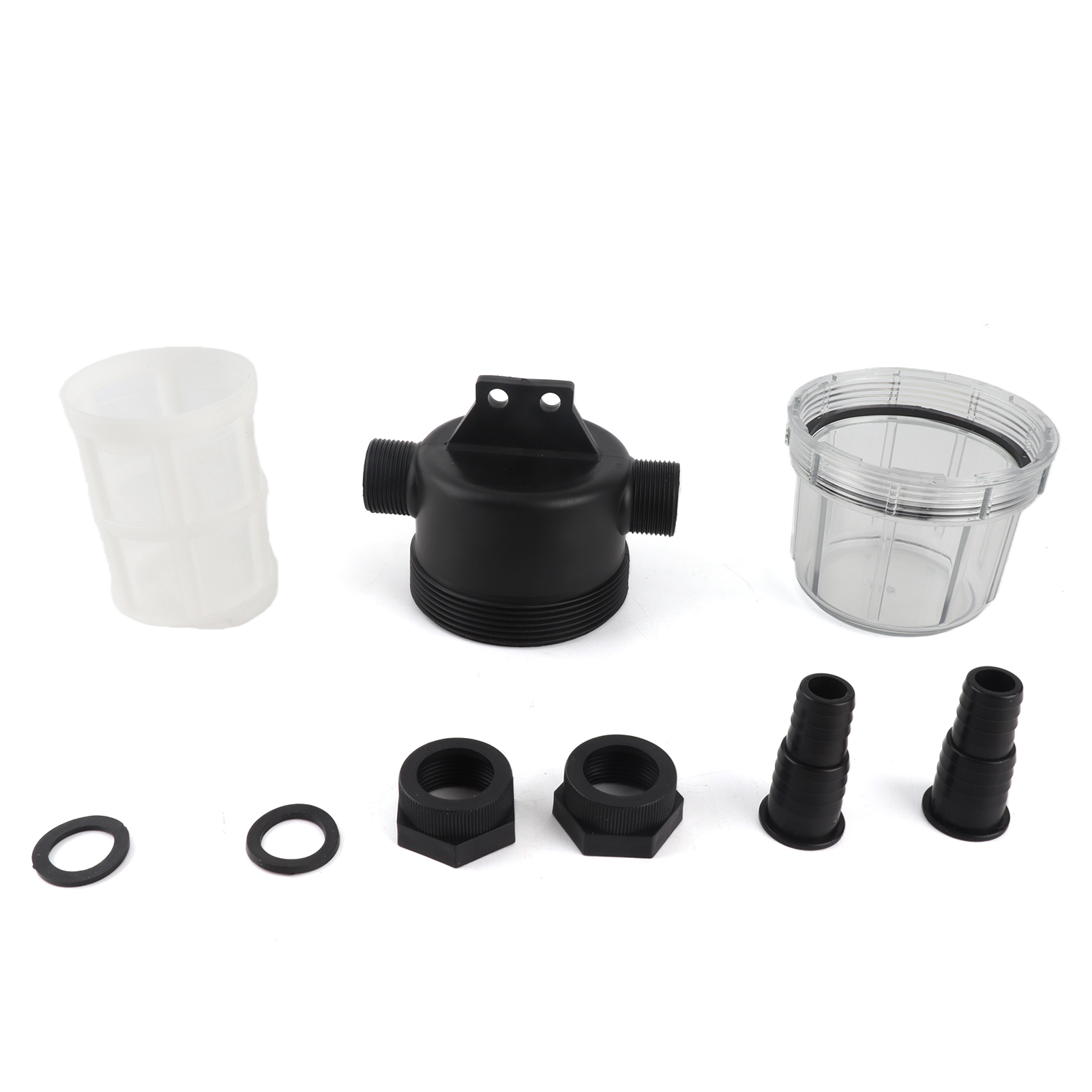 Transparenter Inline-siebfilter Für Wasserpumpen Und Bewässerungsanlagen, 40 Mesh, Hohe Durchflussrate, Ca. 16 Cm