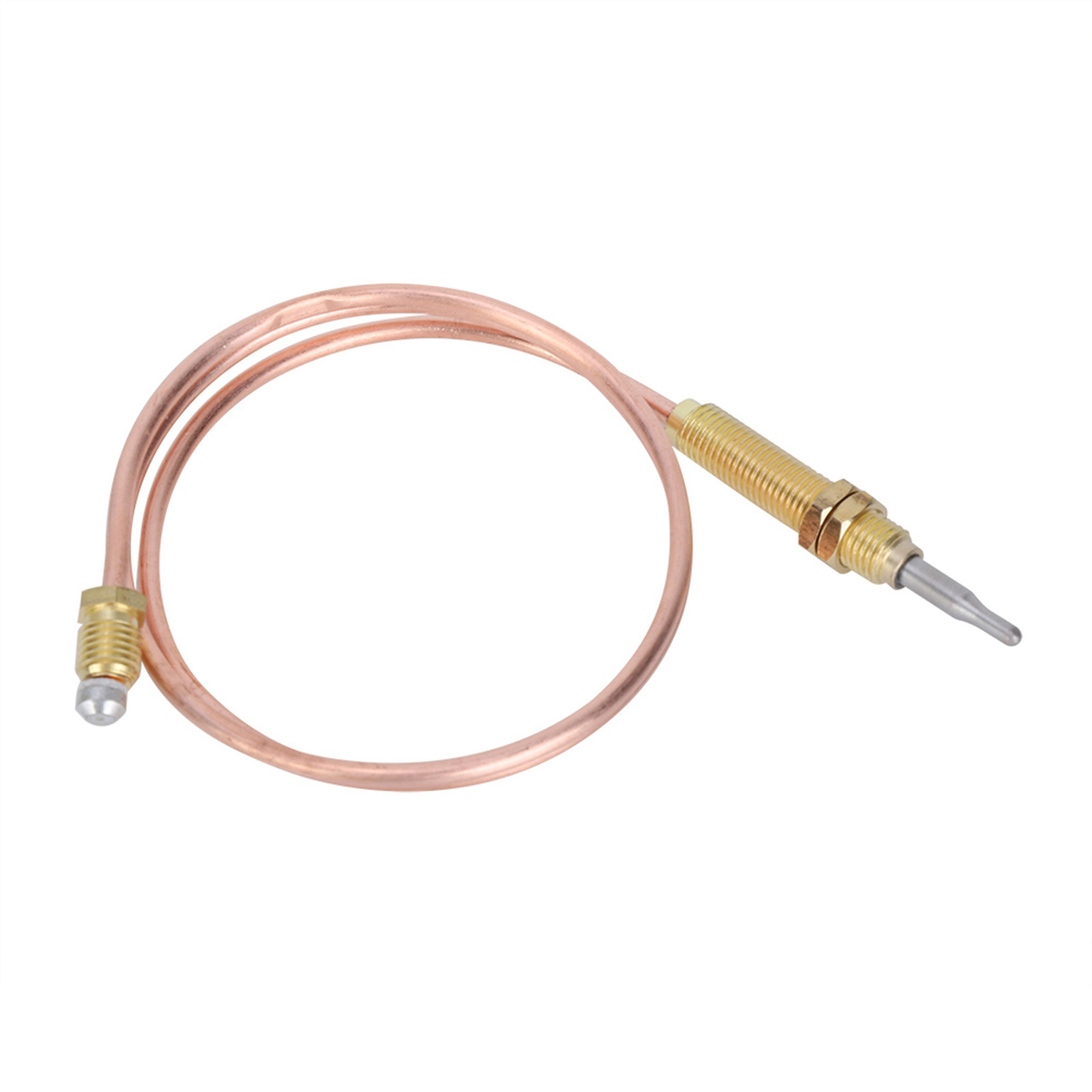 Thermoelement-sonde, M8-gewinde, 600 Mm, Metall, Für Gasbrenner, Heizung, Kamin, Grill, Backofen, Wassererhitzer, Zubehör, 1 Stück