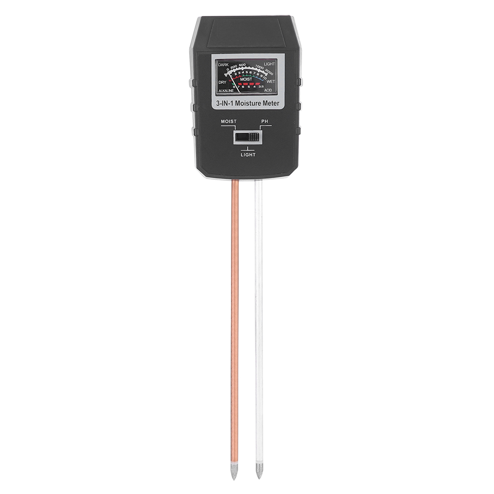 3-in-1 Multifunktions-bodenanalysator Mit Ph-, Feuchtigkeits- Und Lichtsensor Für Garten, Landwirtschaft Und Rasen