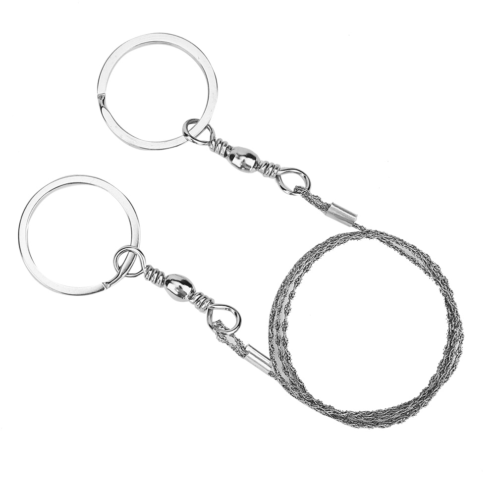 Rinderhornsäge Aus Edelstahl 304, 4-adriges Drahtseil Mit Ringen, 75 Cm, Leicht, Für Den Außenbereich