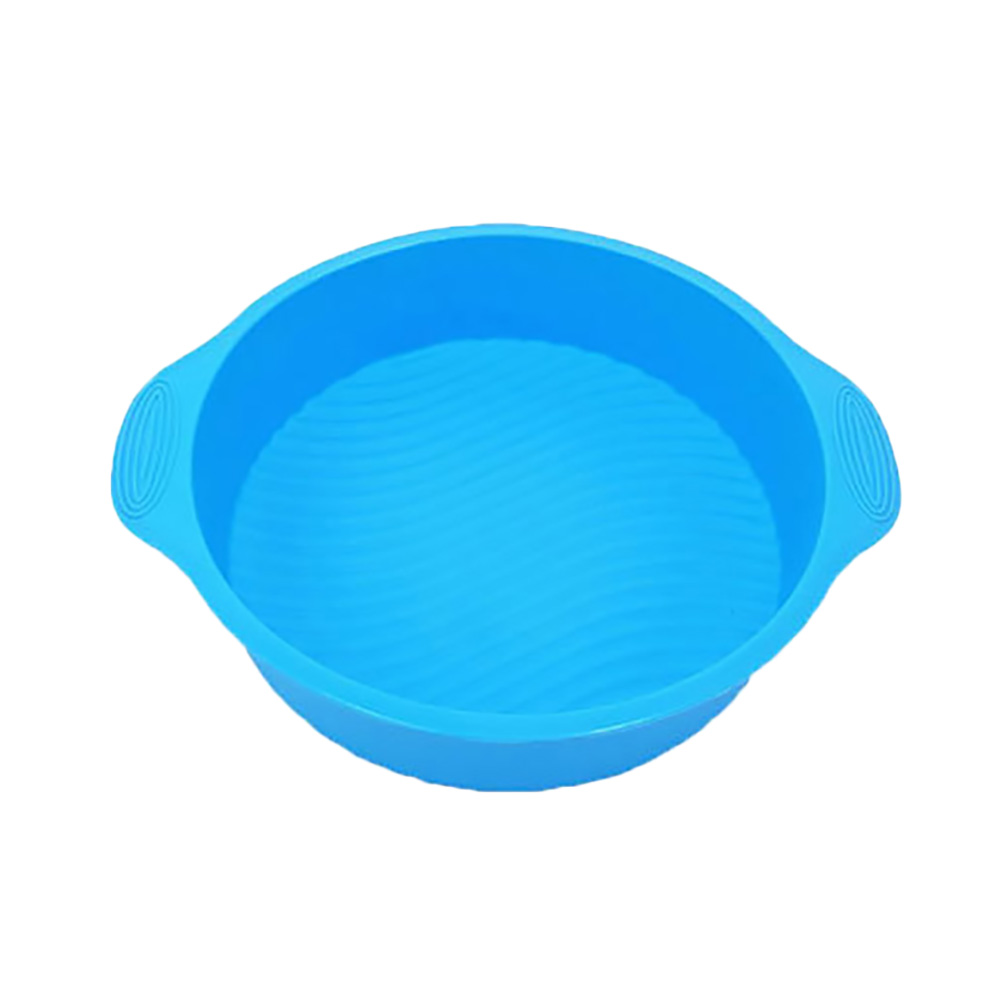 Runde Silikon-kuchenform, 9 Zoll Innendurchmesser, Für Hausgemachtes Backen Und Konditorei (blau)