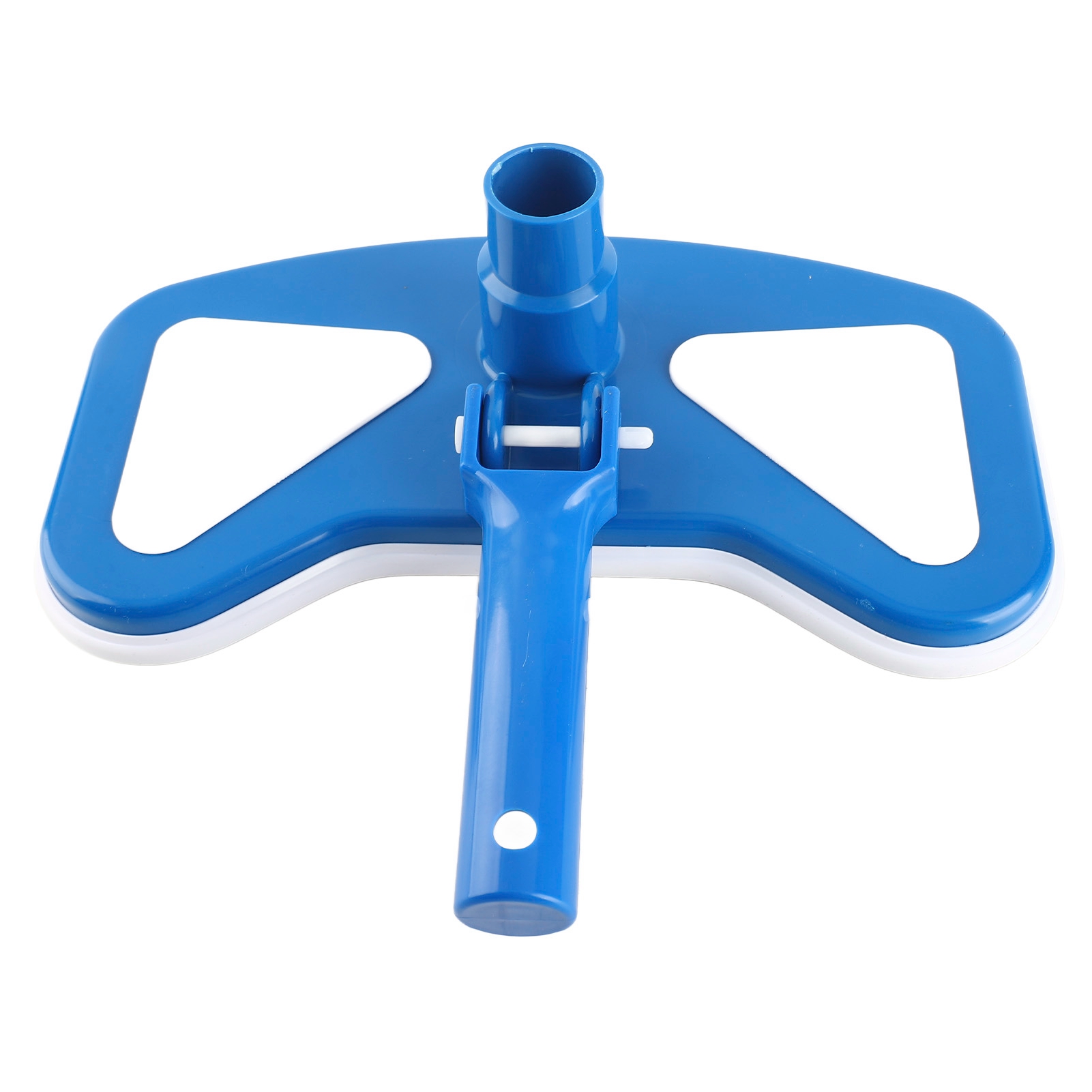 Gebogener, 29 Cm Langer, Blau-weißer Poolroboterkopf Aus Kunststoff Mit Griff