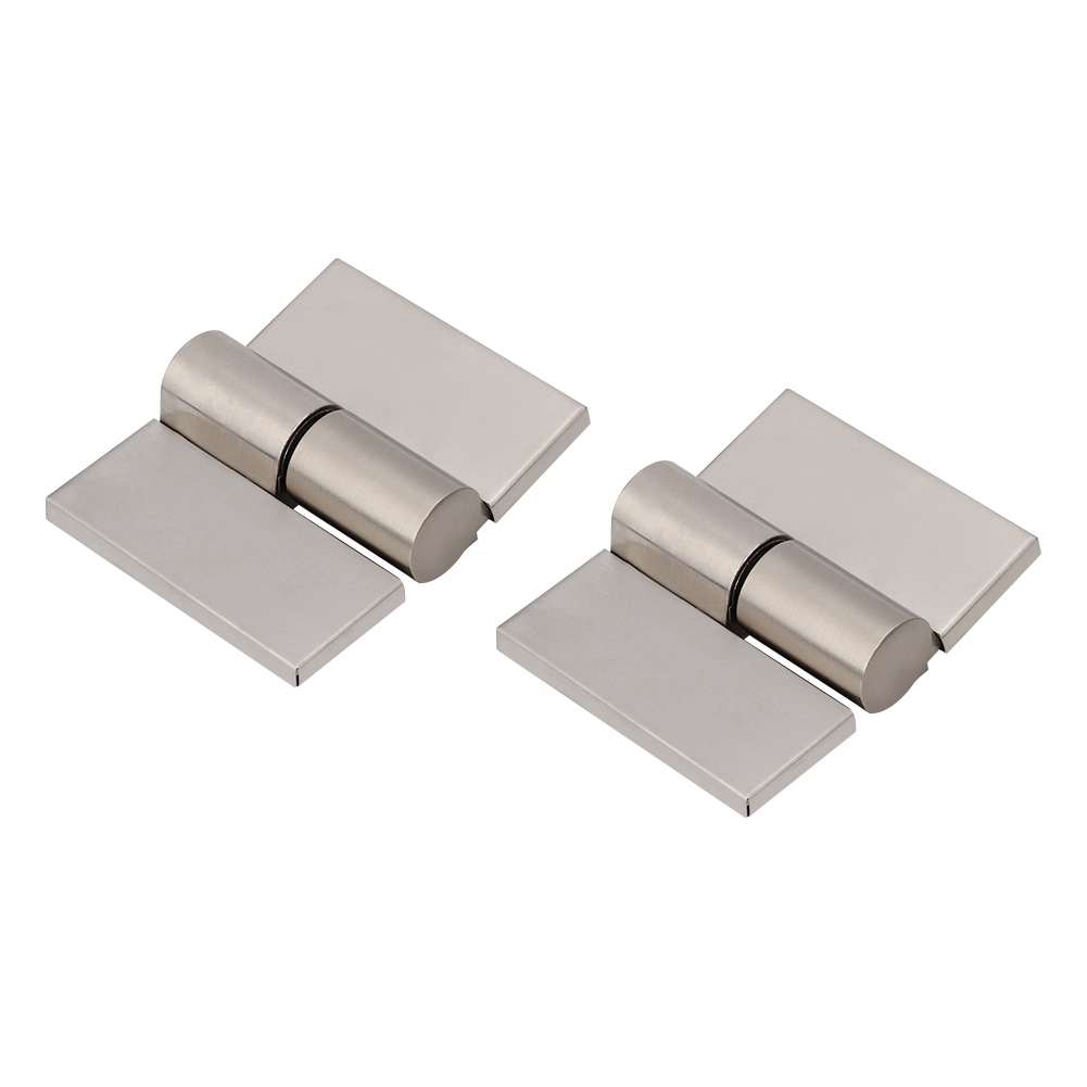 Set Mit 2 Scharnieren Für Badezimmertüren Und -trennwände, Edelstahl Und Zinklegierung, 90 Mm, Ersatzteile