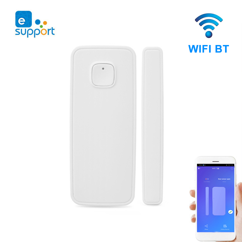 Ewelink Bluetooth-wlan-tür-/fensteröffnungssensor, Sicherheitsalarm, Magnetschalter, Drahtloser Melder, App-steuerung, Wlan-schalterkopplung