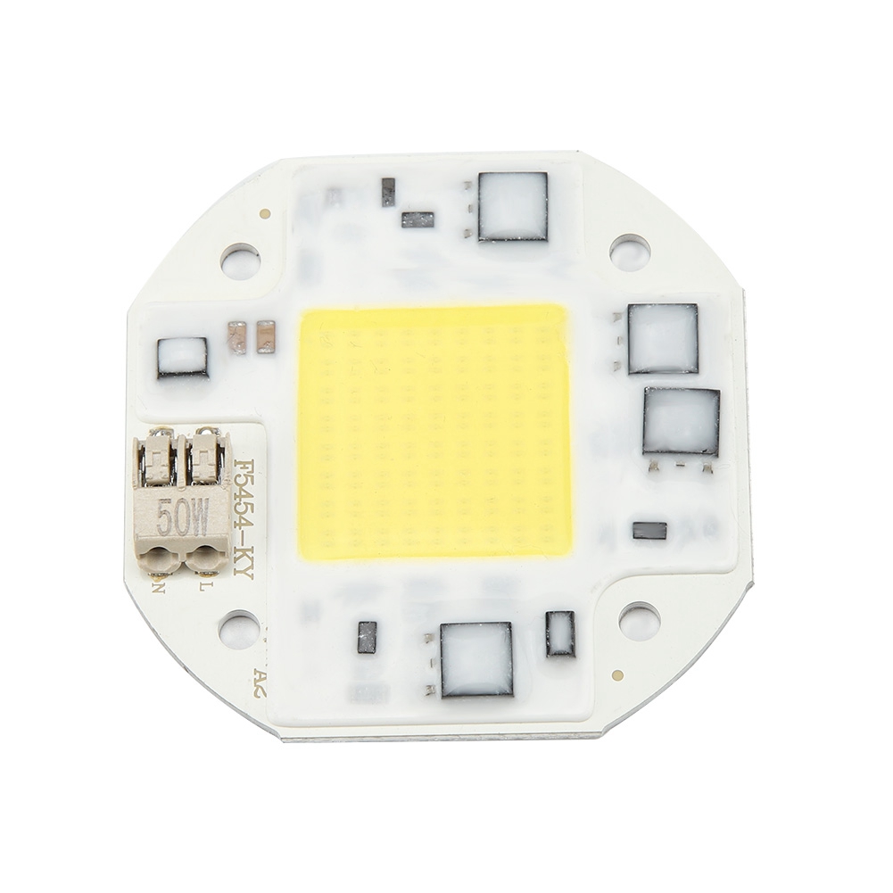Hochleistungsfähige 50-w-cob-lichtquelle Mit Integriertem Chip, Kaltweiß, Ac 100–260 V, Für Spotlampen
