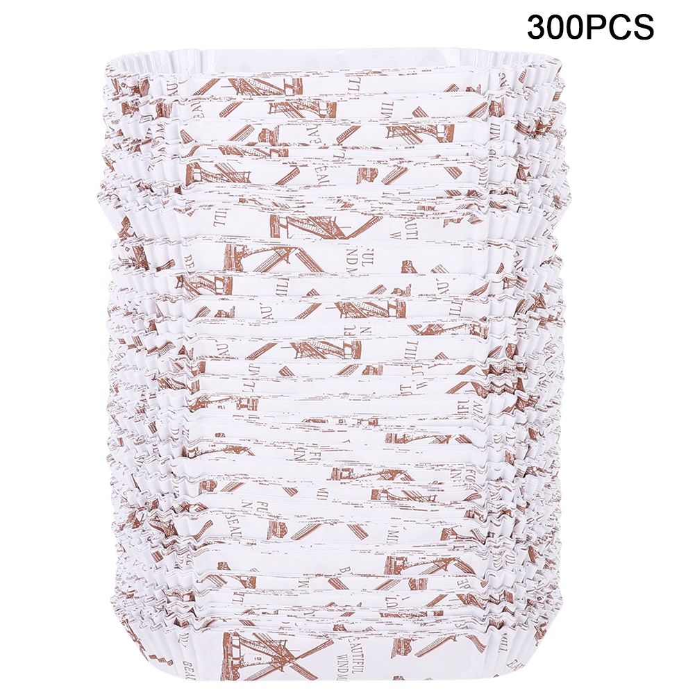 300 Stück Pet-papier-muffinförmchen Für Cupcakes Und Gebäck, Windmühlen-/bootsform