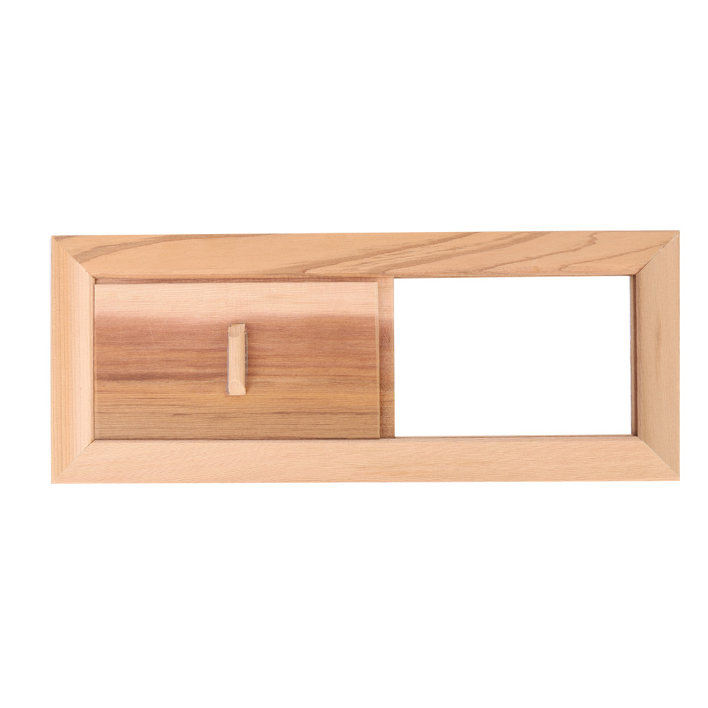 Lüftungsgitter Aus Zedernholz Für Sauna Und Dampfbad, Lüftungsgitter 34 X 13,6 Cm, Ca. 112 G