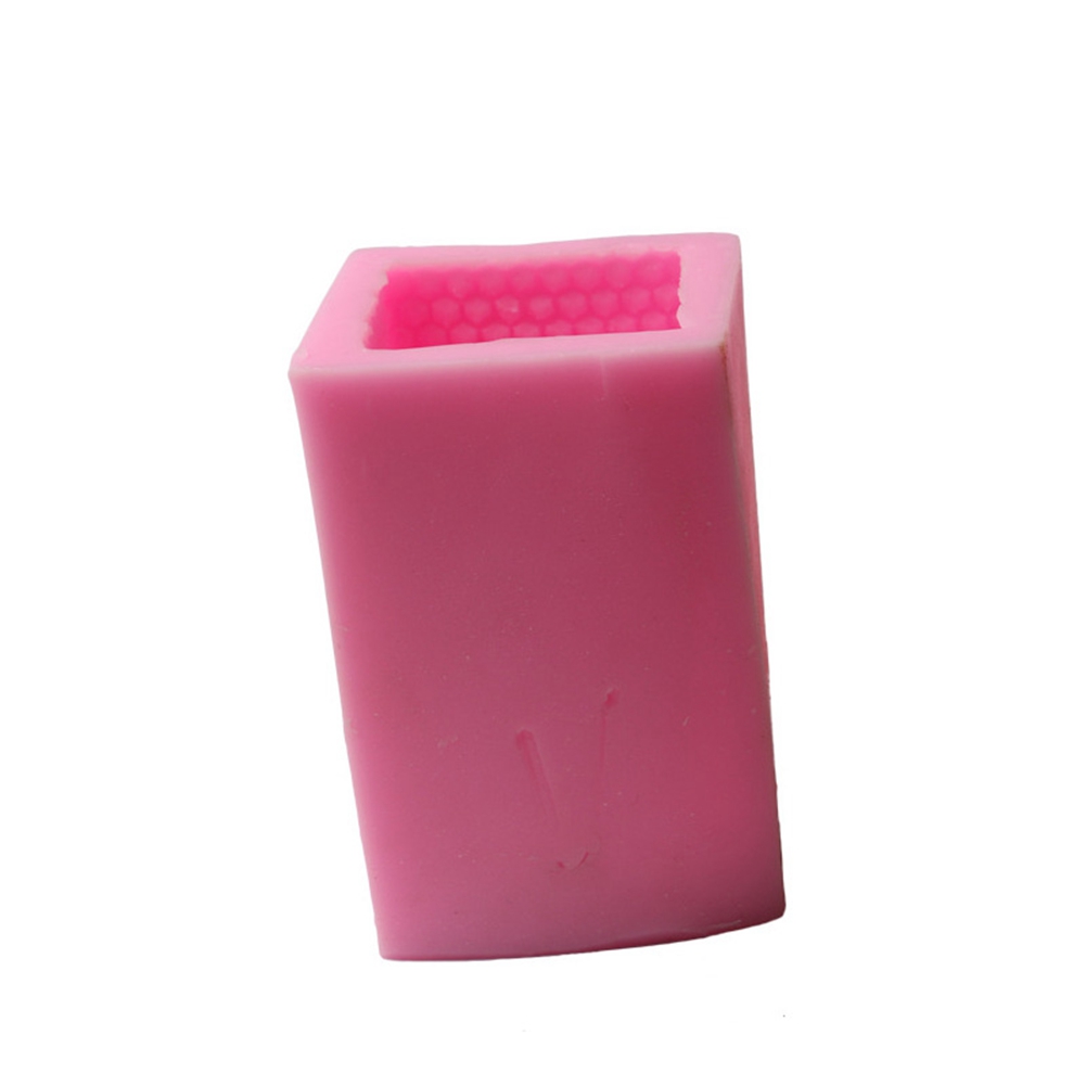 Wabenförmige Silikonform In Lebensmittelqualität, Diy-dekorationswerkzeug Für Kuchen, Cupcakes, Desserts Und Gebäck, Rosa 02