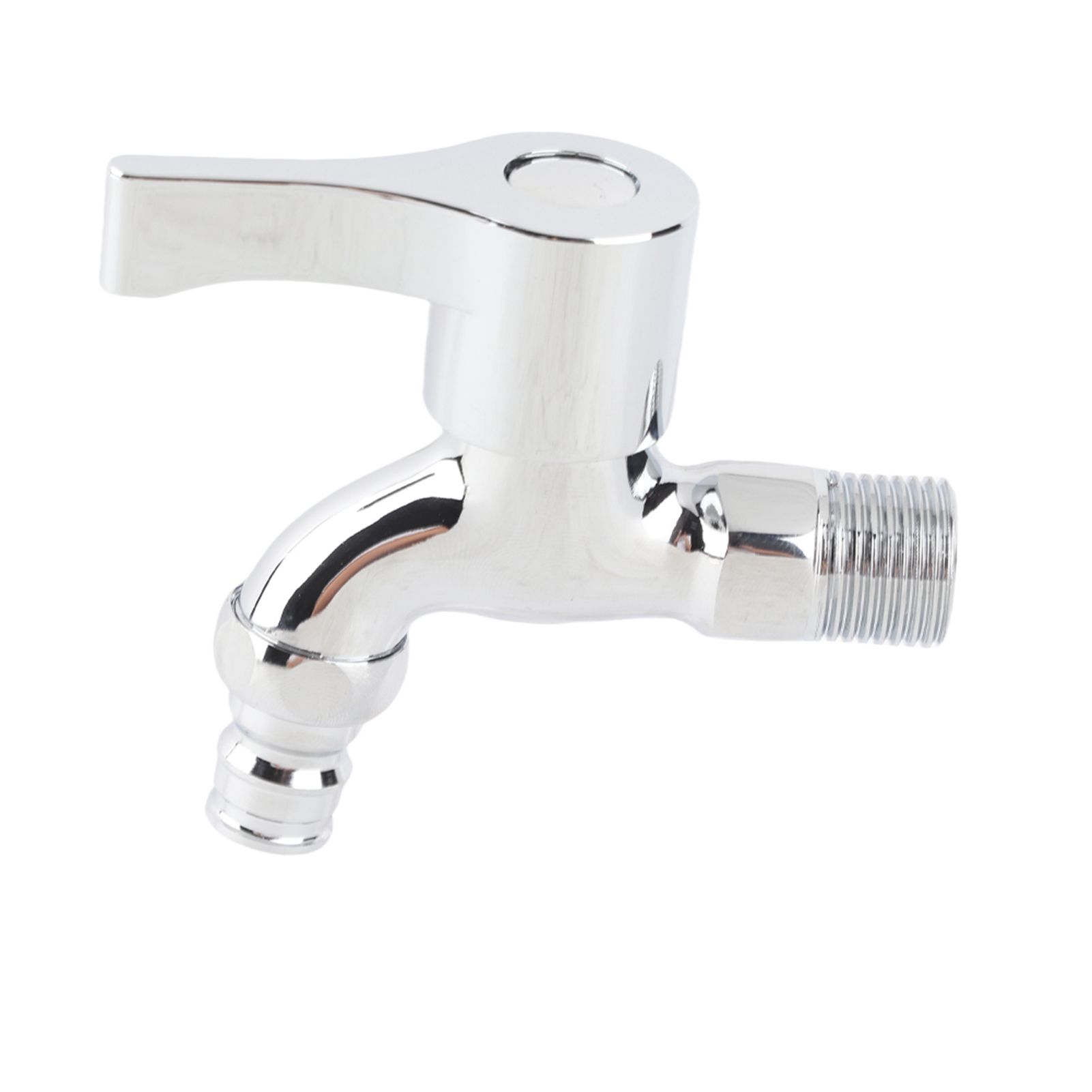 Wandarmatur Aus Edelstahl G1/2" Für Waschmaschine, Waschküche, Badezimmer, Einzelarmatur Für Kaltwasser