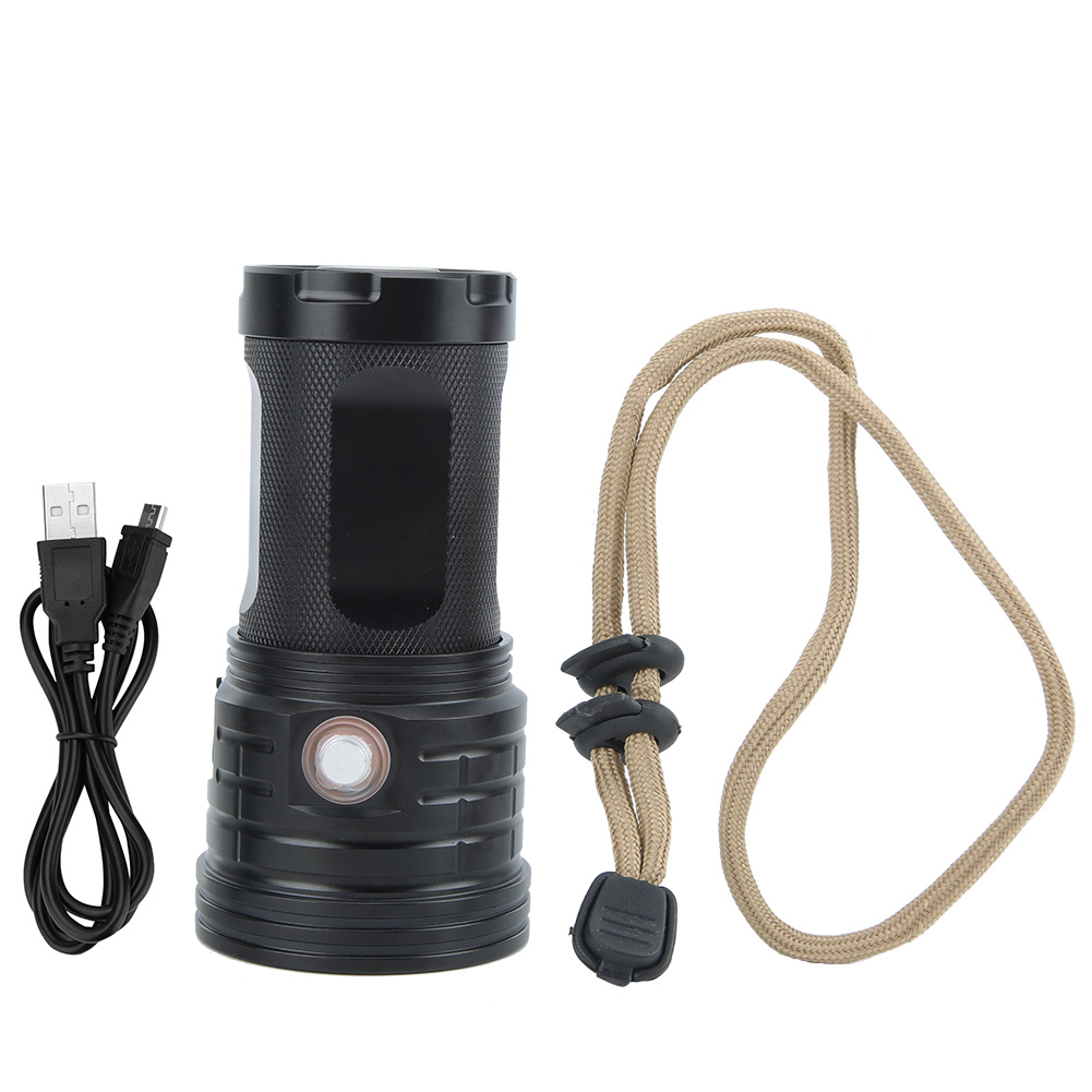 32000 Lumen Led-taschenlampe, Usb-aufladbar, Netzladegerät, Ipx5 Wasserdicht, Camping-notfall-taschenlampe Xm3-90