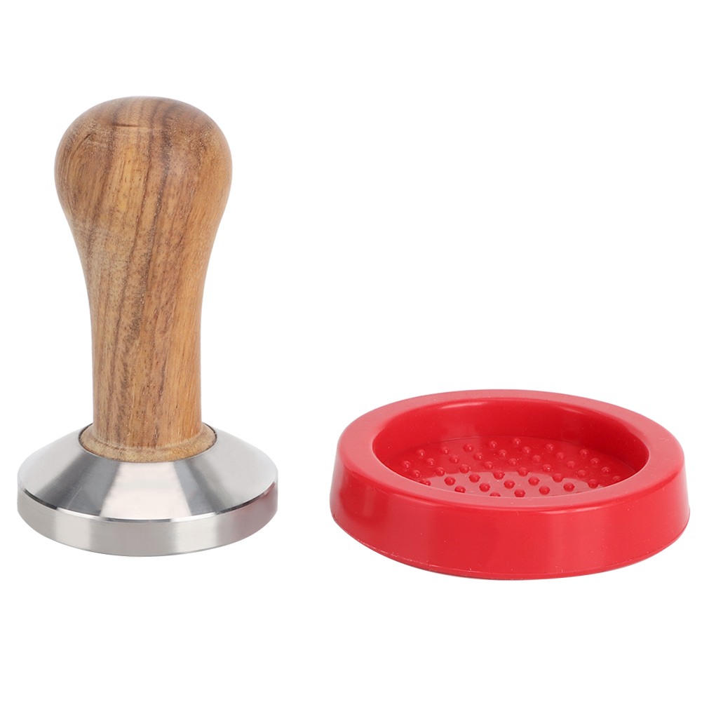 Kaffeepresse Aus Edelstahl (304) Mit Holzsockel Und Ergonomischem, Rutschfestem Griff, 420 G, Ideal Für Zuhause, Cafés Oder Bars.