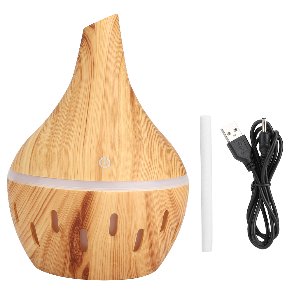 Kompakter 300-ml-usb-luftbefeuchter Mit Aromadiffusor Für Ätherische Öle Und 7 Variabel Einstellbaren Led-leuchten Für Das Schlafzimmer