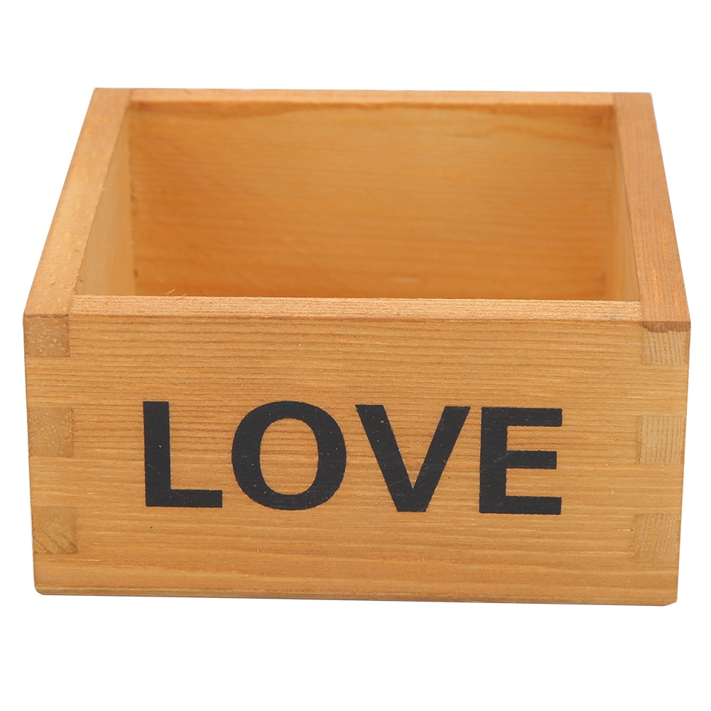 Set Aus 2 Holztöpfen Für Sukkulenten Und Kleine Blumen, Multifunktionale Deko-pflanzgefäße