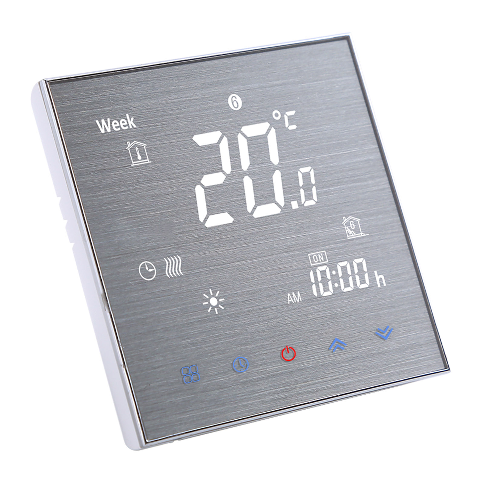 Bth-2000l-gc Thermostat Für Wasser-/gasheizkessel, Digitaler Temperaturregler, Großes Lcd-touchscreen-display, 5 A Wechselstrom, 95–240 V
