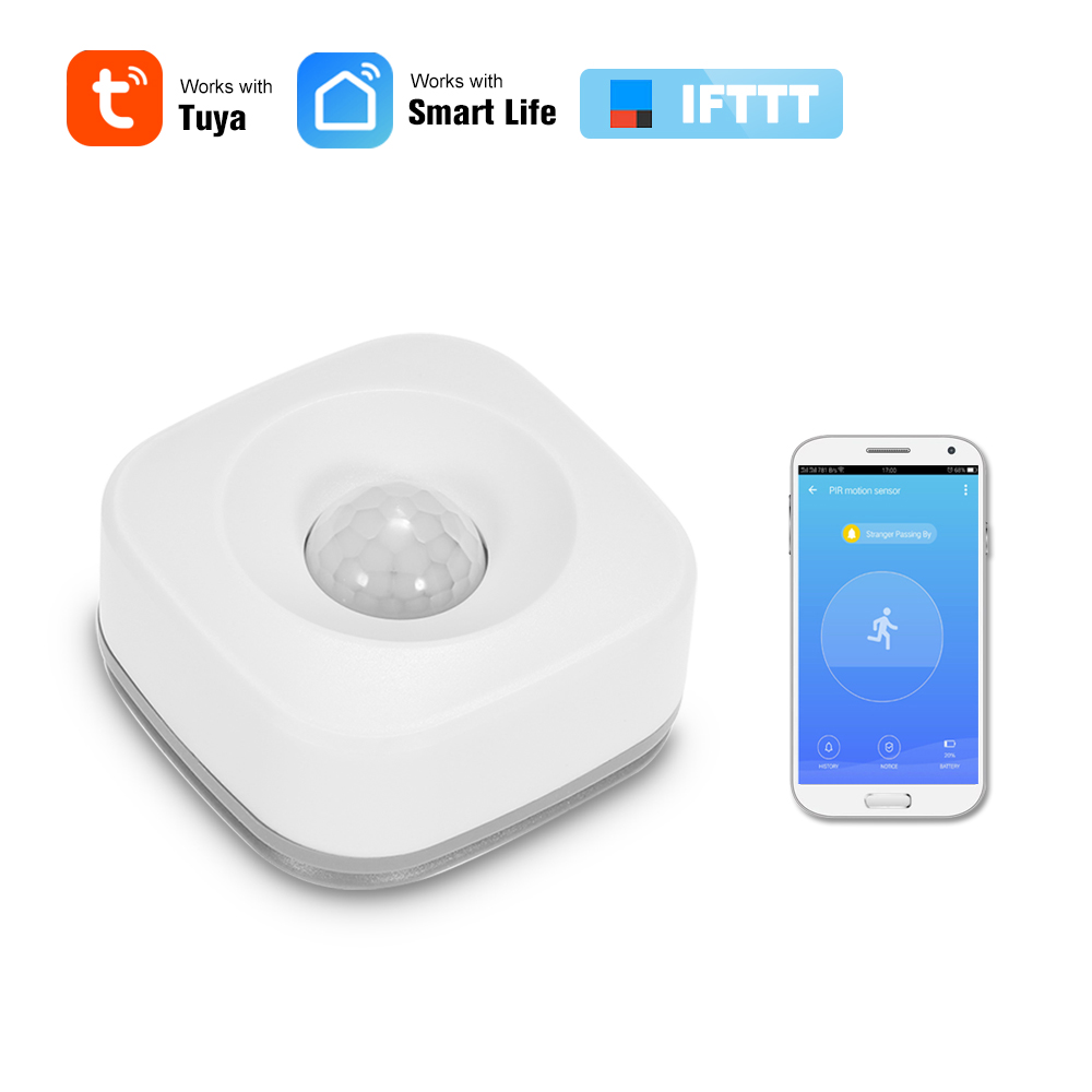 Passiver Infrarot-wlan-pir-bewegungsmelder Für Einbruchmeldeanlagen Und Sicherheitssteuerung, Kompatibel Mit Der Tuya-app Und Ifttt Für Smart Homes