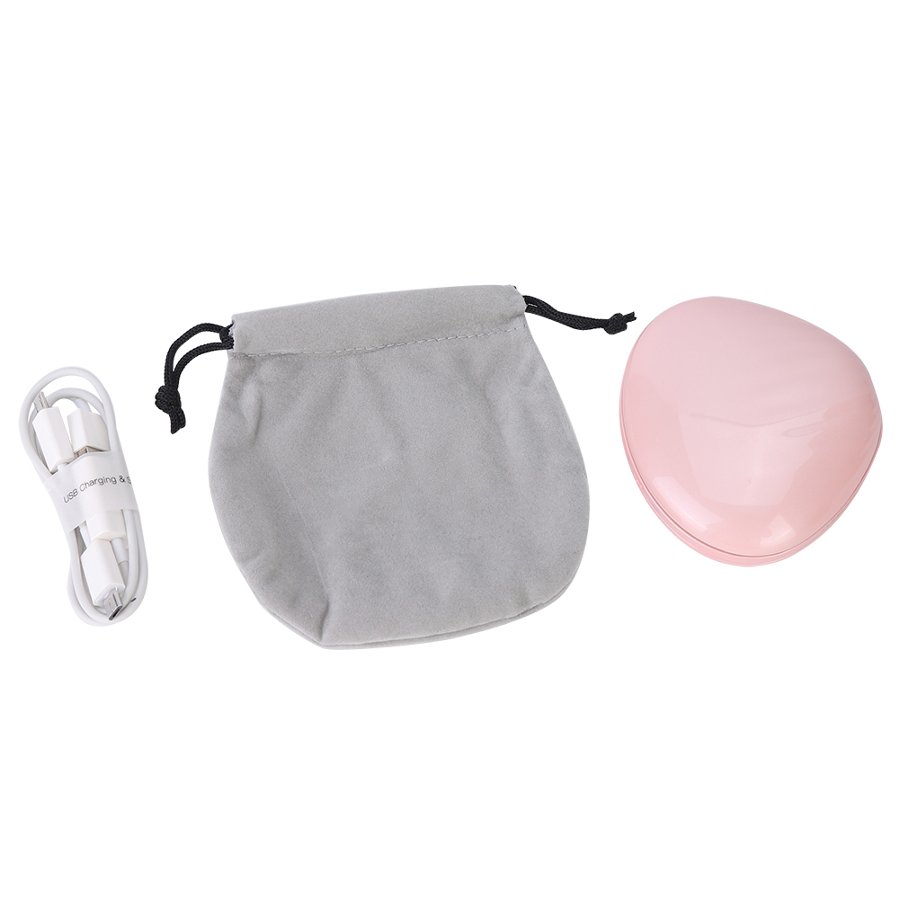 Tragbarer 3-in-1 Multifunktions-schminkspiegel Mit Powerbank Und Usb-anschluss (pink)
