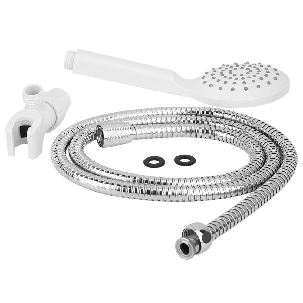 Handbrause-set Mit Brausekopf Und G1/2-zoll-schlauch, Unterputzmontage, Abs-edelstahl