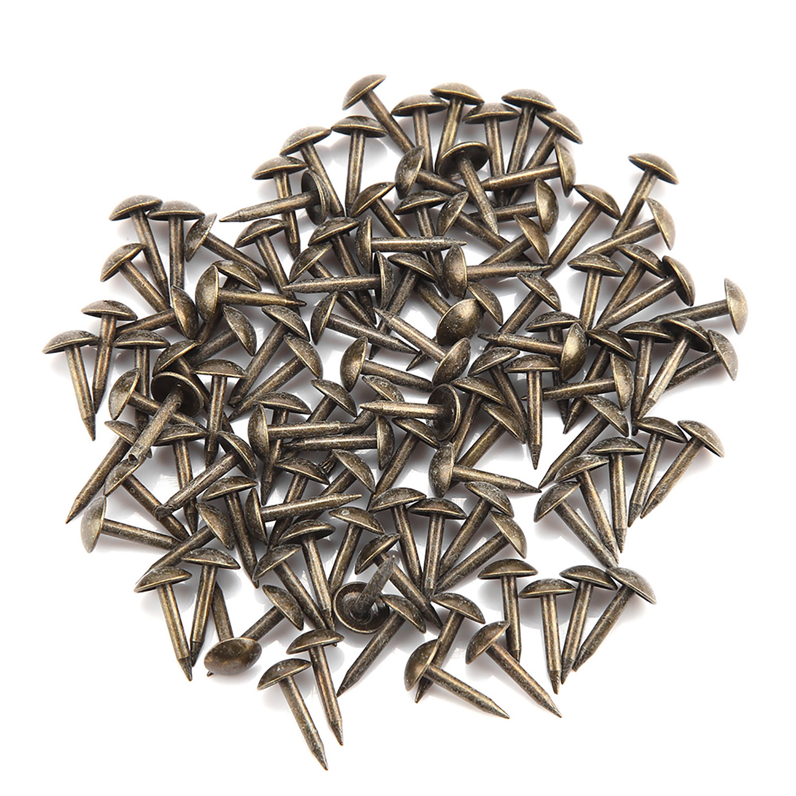 100 Stück Verdickte Eisenklammern Für Möbel Und Holztüren (6 X 12 Mm)