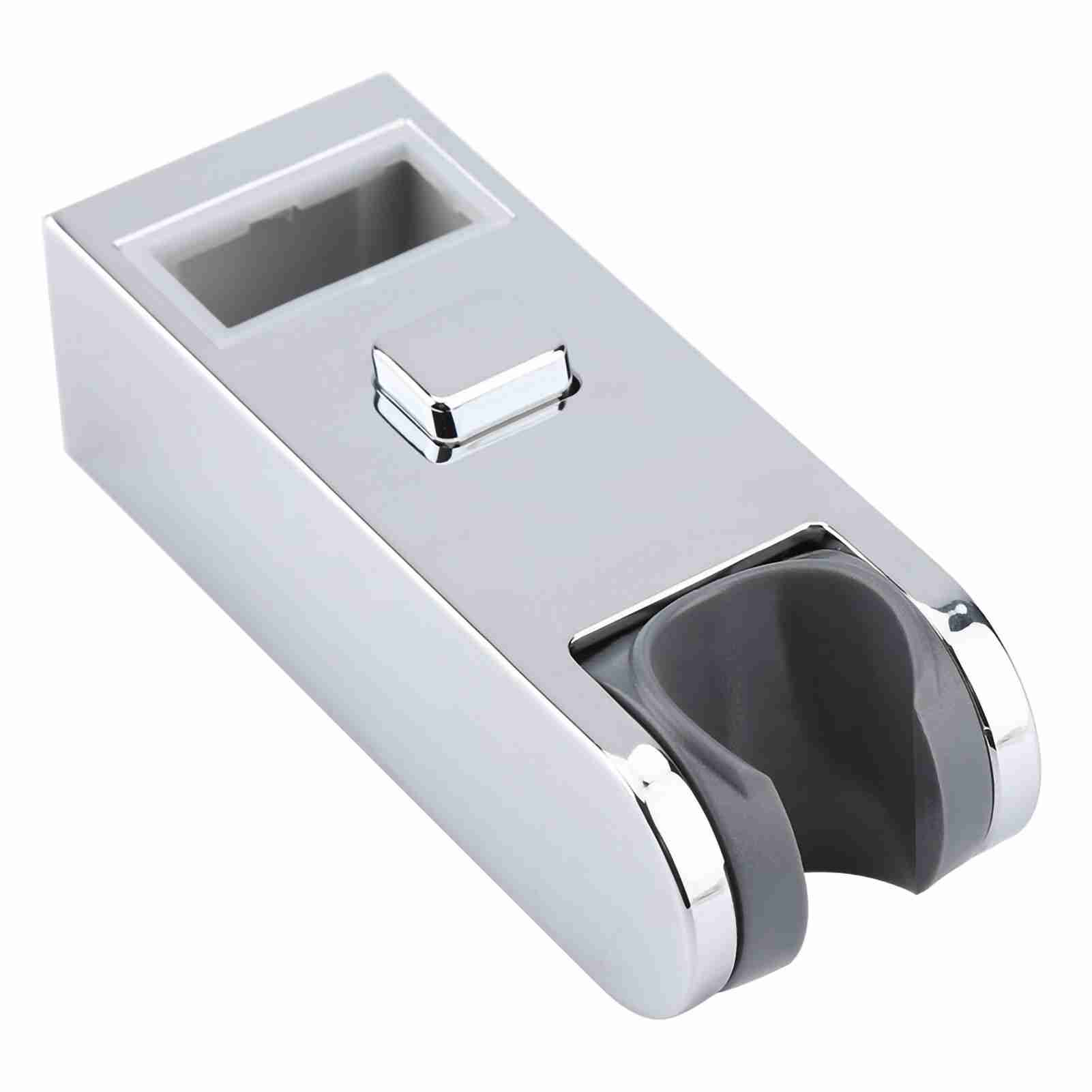 Höhenverstellbare, Verschiebbare Duschstangenhalterung Aus Verchromtem Abs, 30 X 15 Mm