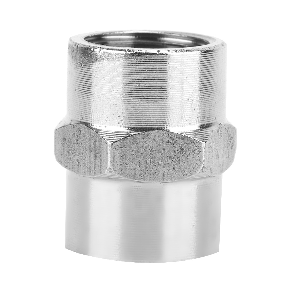 Set Mit 5 G1/2" Edelstahl-schlauchverschraubungen, Adapterverbinder Für Bad Und Küche (b)