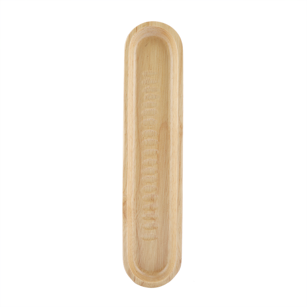 Elegante, Bootsförmige Sushi-platte Aus Holz Für Vorspeisen, Desserts Und Den Einsatz Im Heimischen Restaurant, 27 X 6 X 2 Cm