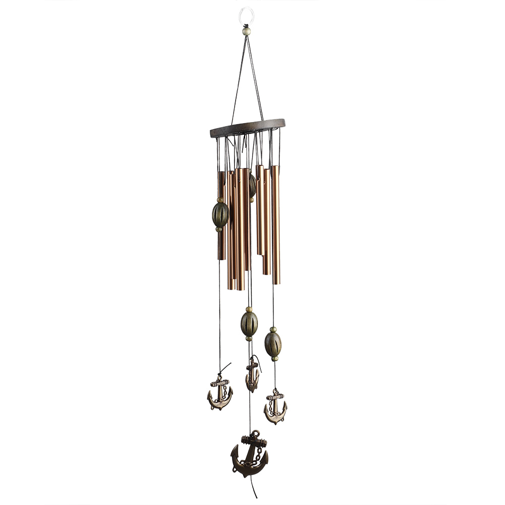 Hängendes Windspiel Mit Metallrohren Aus Kupferlegierung Für Die Dekoration Von Haus, Garten Und Hof G953a
