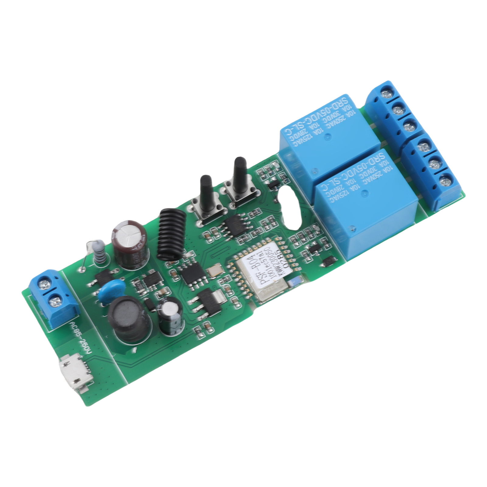Ewelink Ac85-250v Universelles 2-wege-smart-wlan-schaltermodul, Drahtloser Zeitschalter, Fernbedienung, Kompatibel Mit Mobilen Apps, Alexa-sprachsteuerung Für Smart Home