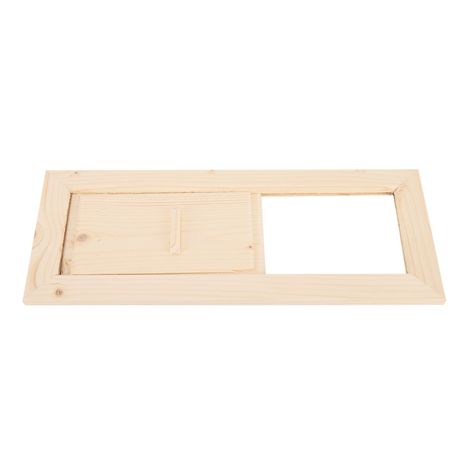 Rechteckiger Lüftungsschirm Aus Massivholz Für Hamam Oder Sauna, Ca. 34 Cm